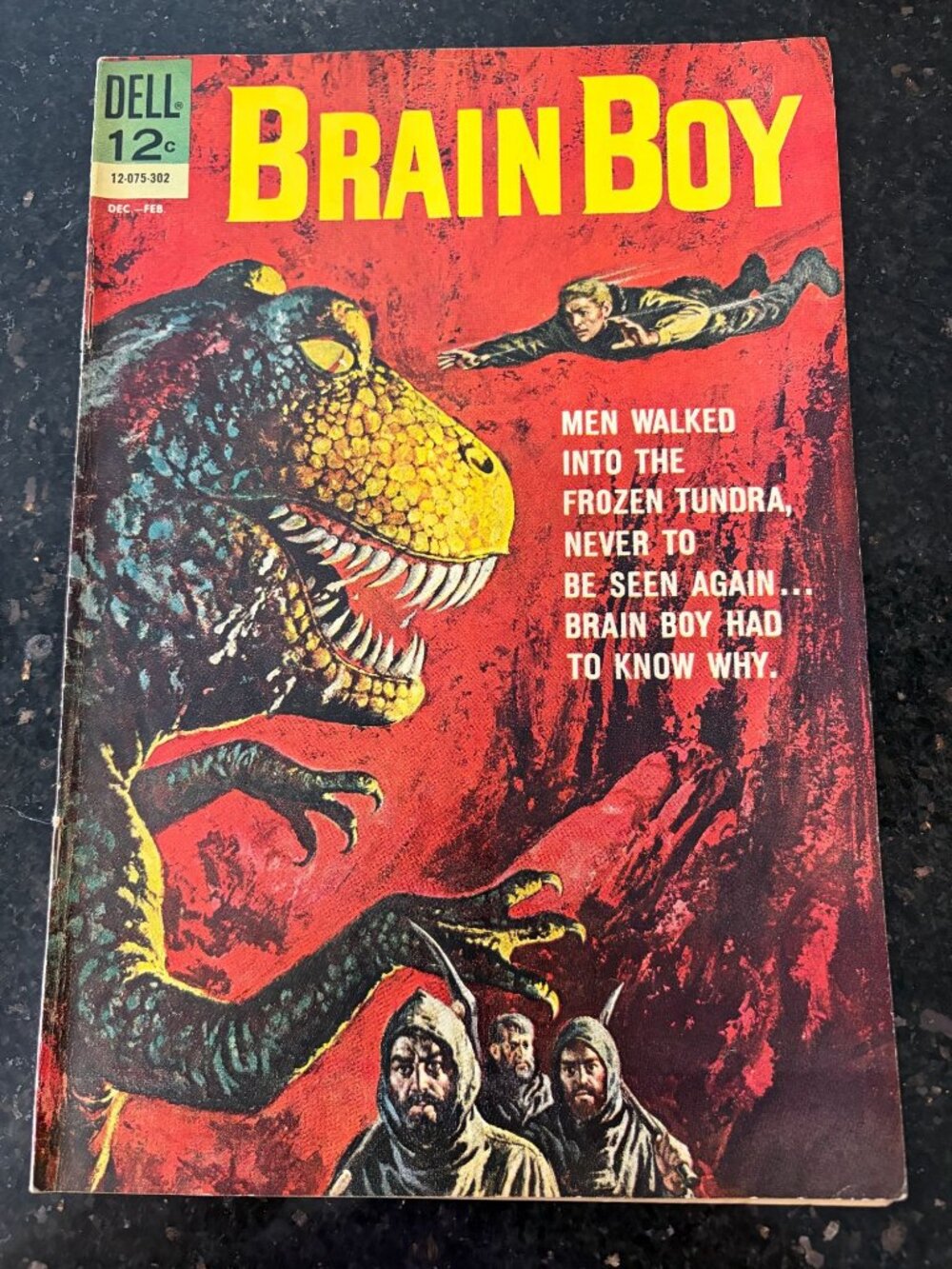 BRAIN BOY # 3 1962 DELL SILVER AGE FRANK SPRINGER ART Nice!